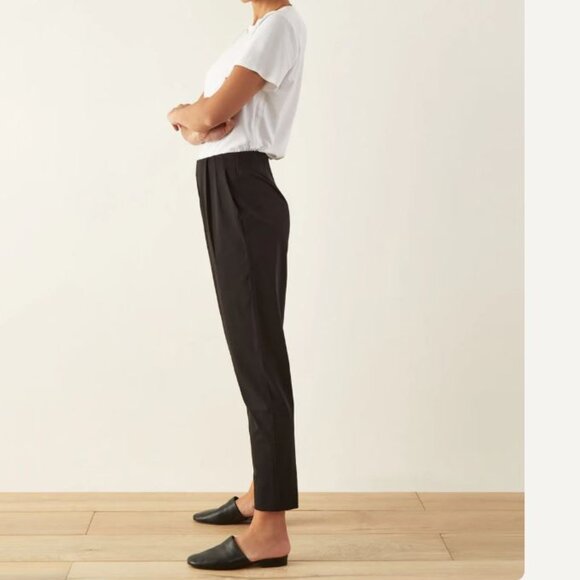 ADAY Turn It Up Pants Slim Straight in Black Sz M - Picture 2 of 8